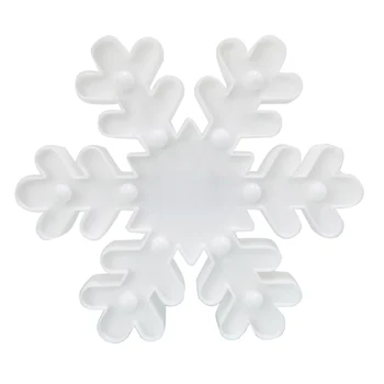 

Children Led Night Light Snowflake Shape Desk Lamp Battery Operated For Kids Baby Adults Bedroom Home Decor Birthday Party Toys