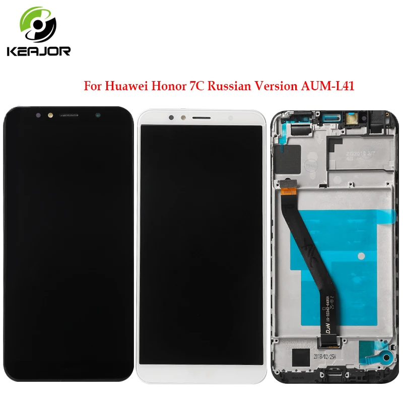 

For Huawei Honor 7C Lcd display+touch screen+frame Digitizer Screen dispaly For Huawei Honor 7C screen Russian Version AUM-L41