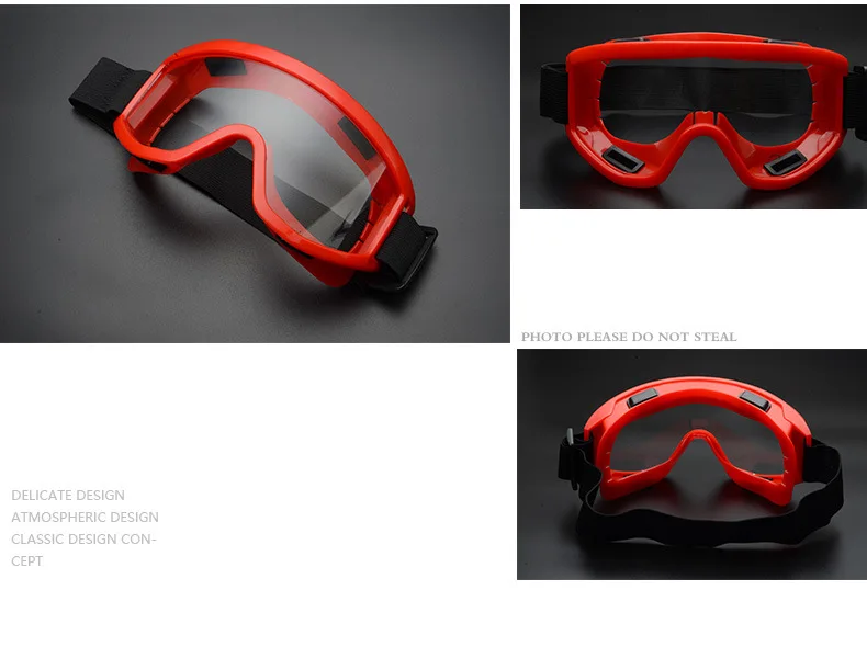 Черные очки для мотокросса, очки для мотокросса по бездорожью, BMX, для катания на лыжах, мотоциклетные очки, очки для мотокросса, страйкбола, пейнтбола, шлема