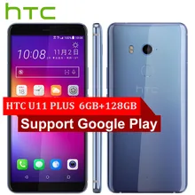 Лидер продаж htc U11 плюс U11 + 4G LTE мобильный телефон 6 ГБ + 128 GB Snapdragon 835 Octa Core 6,0 дюйма IP68 1440×2880 P Android 8,0 смартфон