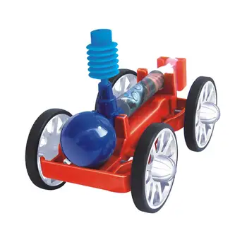 

DIY Assembly Air Powered Car Vehicle Model Physics Experiment Game Science Learning Educational Toys Birthday Gift for Children