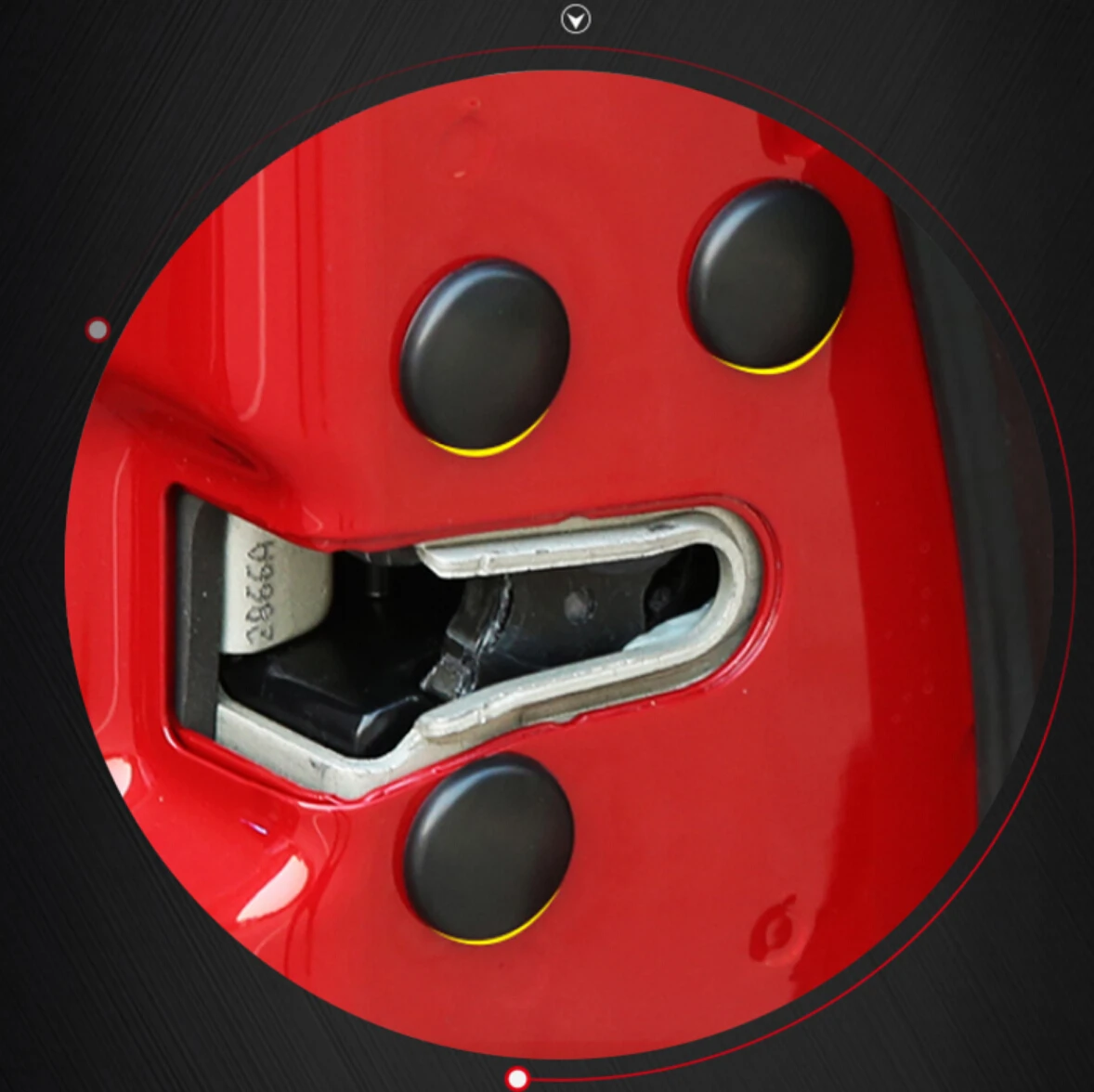 

12Pcs Universal Car Door Lock Screw Protector Cover For Chrysler Aspen Pacifica PT Cruiser Sebring Town Country