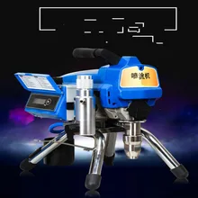 Электрический большой насос высокого давления, безвоздушная машина для распыления краски, многофункциональная автоматическая машина для нанесения латексной краски