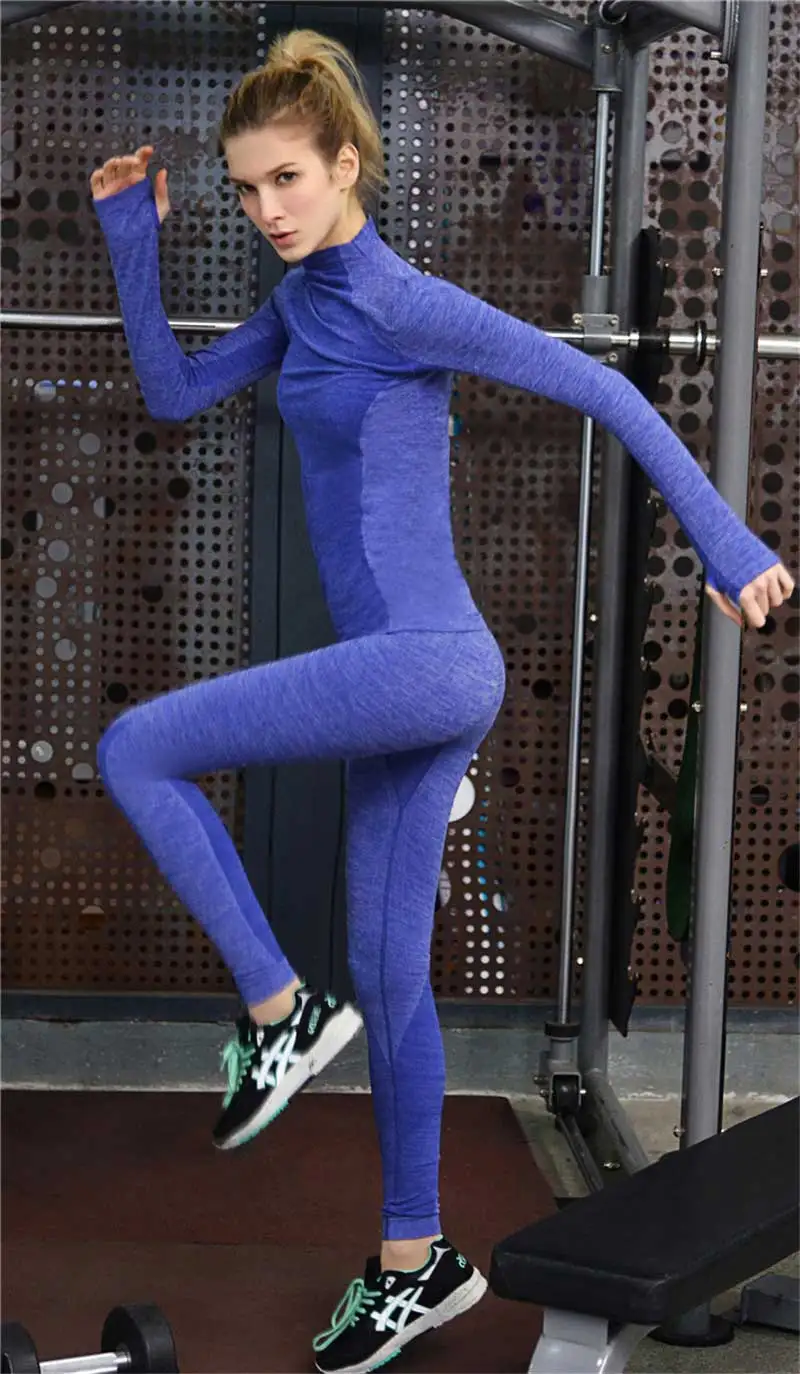 Женская Длинная толстовка Gymming Фитнес Женская футболка Conpression одежда для тренировок спортивная рубашка для бега термобелье Yogaing Топ V95