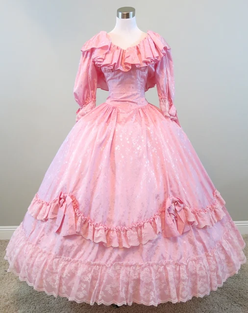 Pink Ruffled Dresses