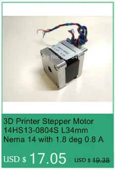 Подлинная Leadshine 57HS22 57HS22-A2-Phase NEMA23 Шаговый двигатель 1.5 N. м 4.0 Длина 81 мм вал 8 мм