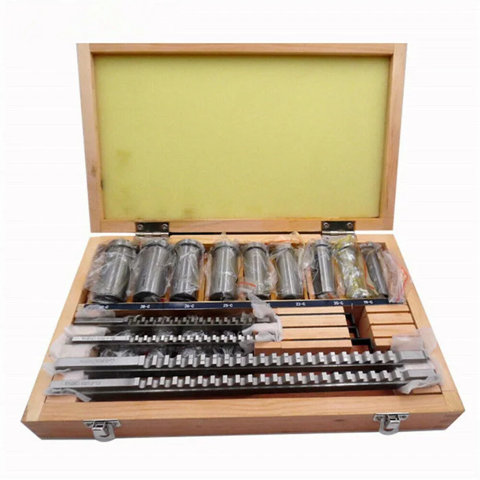 

22pcs Keyway Broach Bushing Shim Set Metric System 12-30 HSS Keyway Tool for CNC