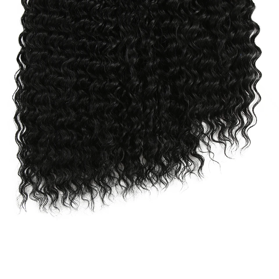 Moda ídolo afro kinky encaracolado cabelo tecer