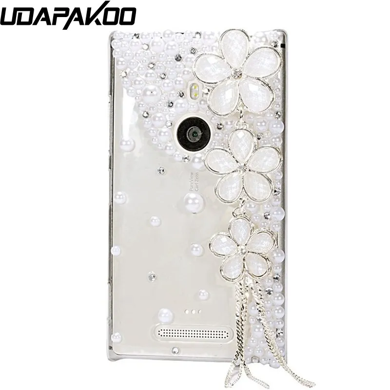 Udapakoo DIY 3D класса люкс с украшениями в виде кристаллов Стразы задняя крышка чехол