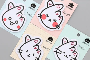 

Love cat Self-Adhesive Memo Pad Sticky Notes memo boards Bookmark School Office Supply Escolar Papelaria