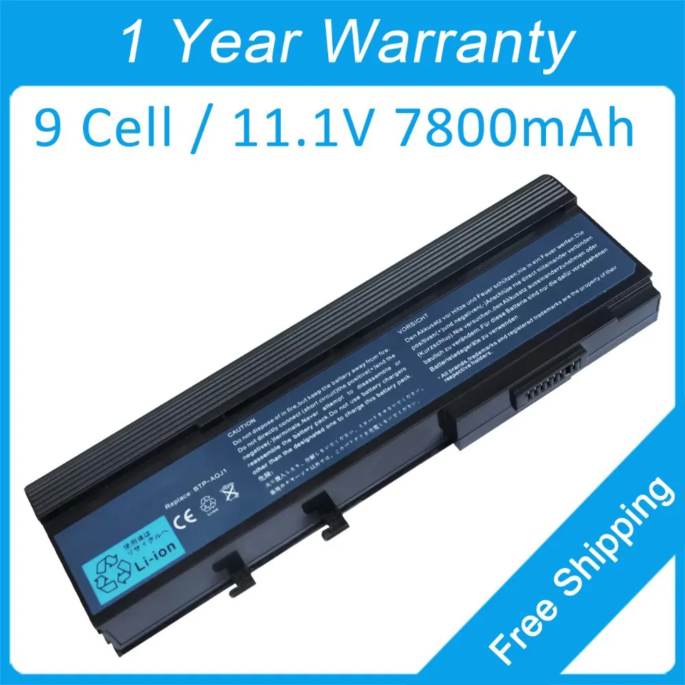 

7800mah laptop battery for acer TravelMate 4335 3290 3300 4520 4720 BTP-ARJ1 GARDA32 MS2230 Q20154 BT.00605.002 AK.009BT.056