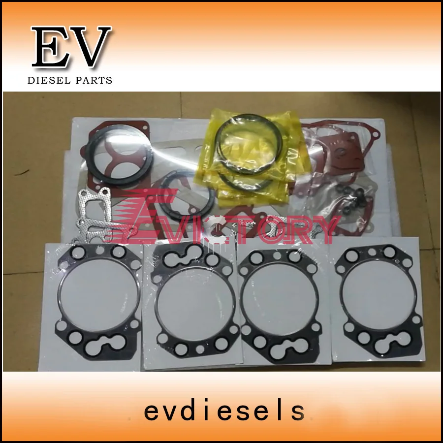 

For Liebherr R914 R924 R934 D924T D924TI D924 full gasket kit/cylinder head gasket set with liner seal