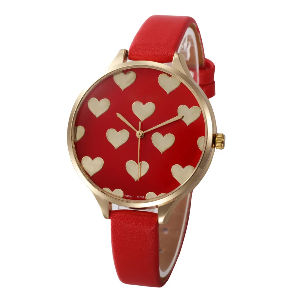 Montre Femme брендовые Женевские часы модные женские повседневные часы из искусственной кожи Кварцевые аналоговые наручные часы женские Relojes