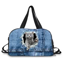 3D ковбойская Серия животных Печать Новая мода большой емкости Дамский багаж сумка дорожная сумка с принтом дорожная багажная сумка повседневная сумка