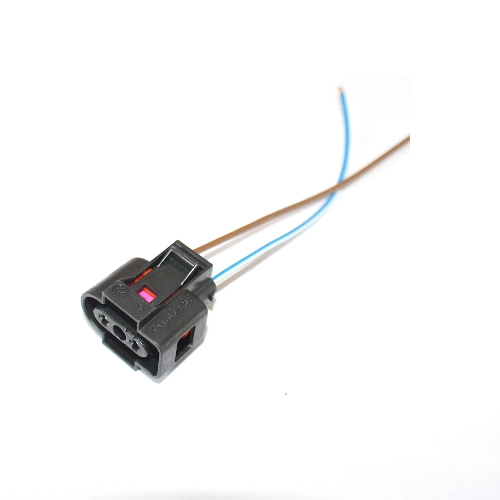 2 контактный разъем для проводки 1J0 973 202 подходит VW Audi SKODA|Кабели адаптеры и