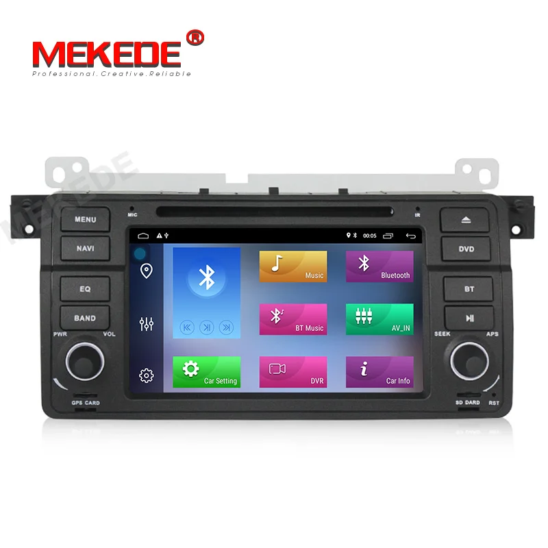 Top 2+32G 7 inch Android 9.1 for bmw E46,M3,car dvd,gps navigation,wifi,BT,canbus,radio,RDS,quad core,1024x600,support obd2,dvr 1