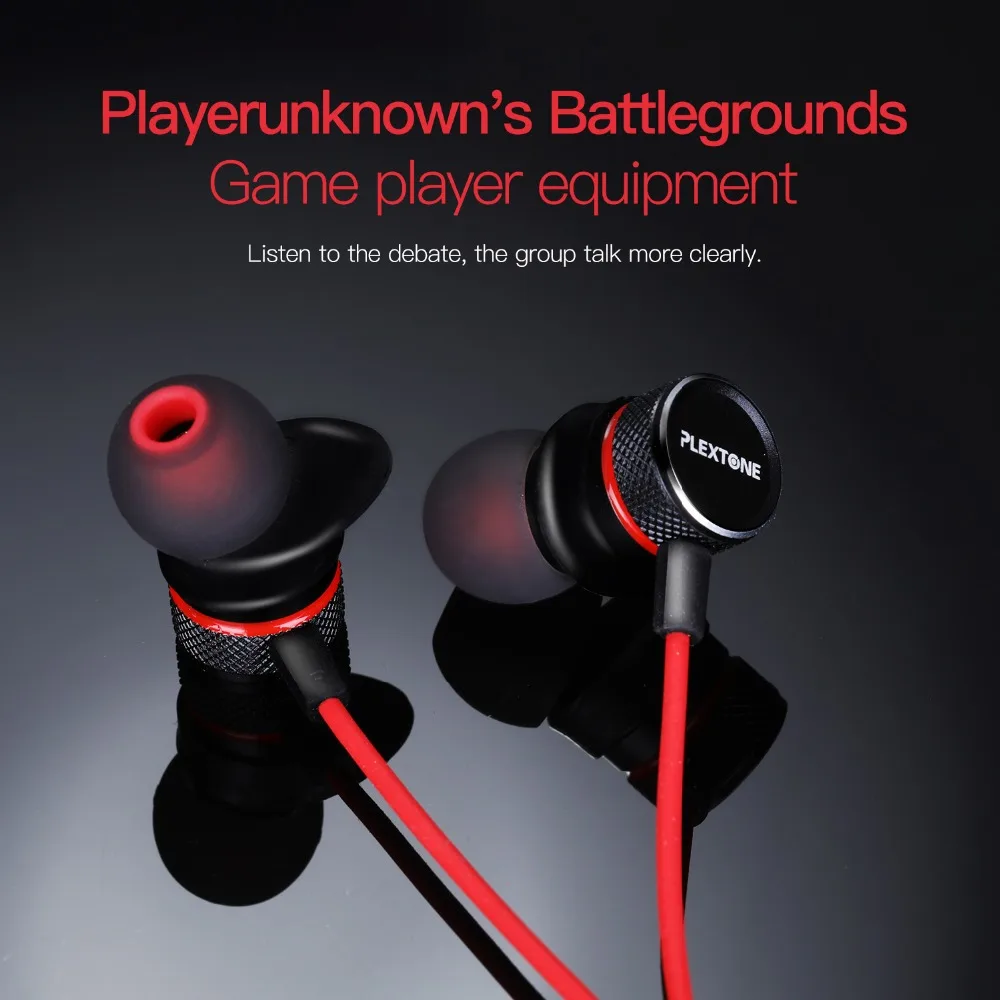 Plextone G15 Earphone For Phone 3.5mm Wired In Ear Bass Earbuds Gaming Headset With Microphone MIC For Xiaomi Computer Gamer PS4