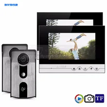 DIYSECUR 7inch Record/Photograph Video Door Phone Doorbell Home Security Intercom System 125KHz RFID Camera IR Night Vision