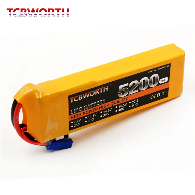 s para rc Lipo Bateria 7.4 v 5200 Mah 35c Explosão 70c Avião Helicóptero Drone Carro Barco Caminhão Baterias Xt60 – t 2 s rc