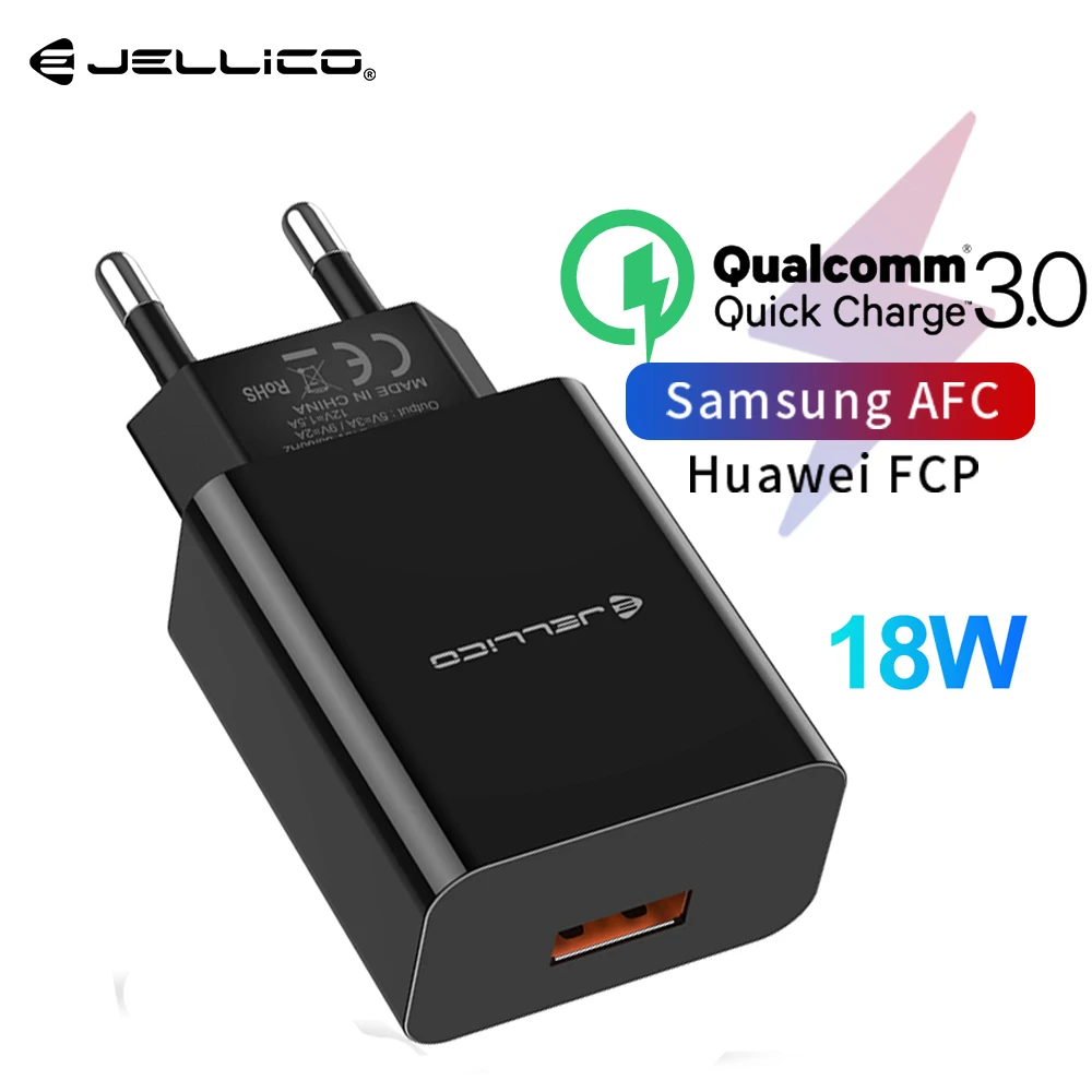 

18W Phone Charger Quick Charge 3.0 Charger for iPhone xiaomi QC 3.0 USB Charger Fast adapter for Huawei Samsung Galaxy S9 S10