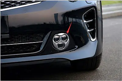 

ABS Chrome Front Fog Light Fog Lamp Cover Trim 2pcs For Kia Optima K5 2016 2017