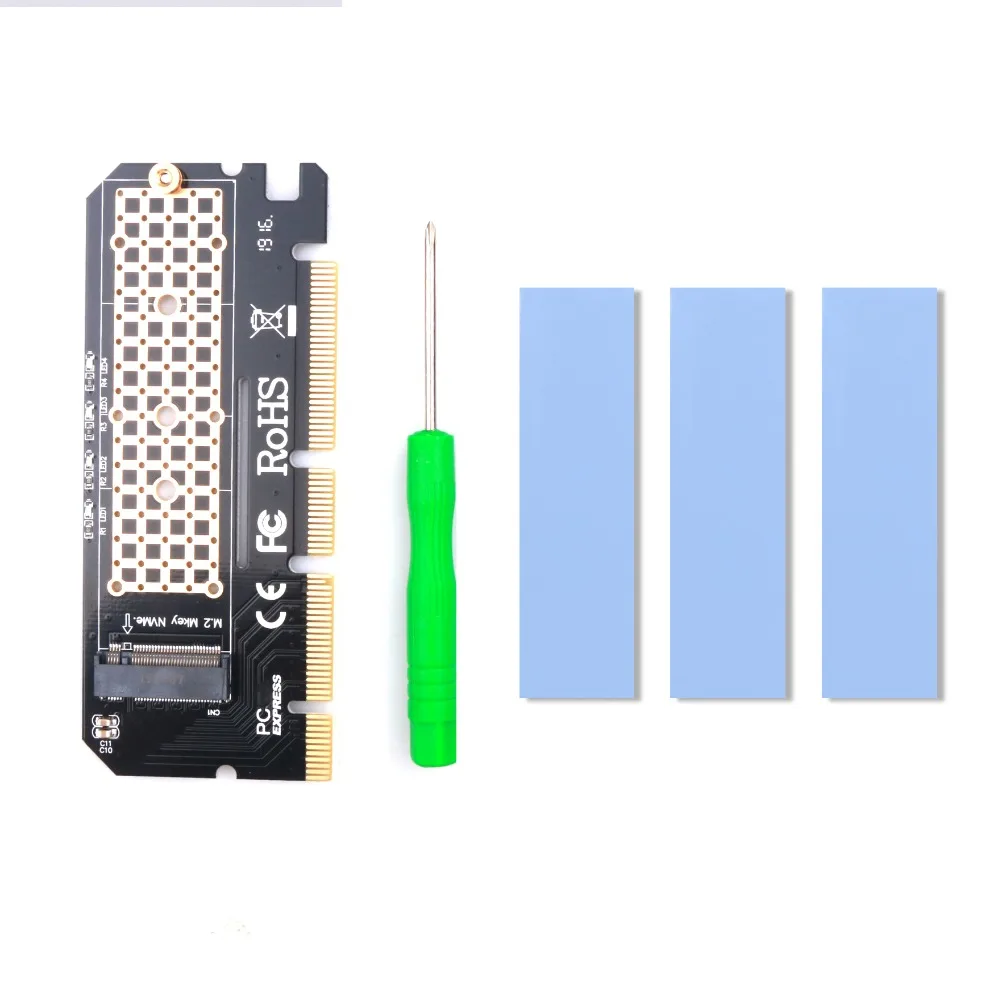 Kebidumei Led карта расширения компьютерный адаптер для PCIE к M2/M.2 адаптер/M.2 SSD PCIE адаптер M.2 NVME/M2 PCIE