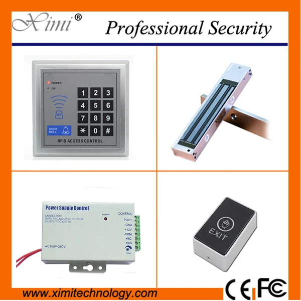 

RDID card access control standalone single dooe control lock without software smart EM card reader electric lock door lock