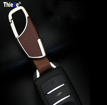 

Car styling Metal Firstly layer cowhide keychain Case for Nissan Geniss,Juke,Almera,Primera,athfinder Sentra Versa Altima