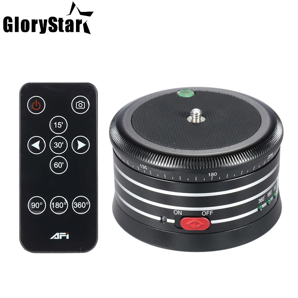 

MRA01 Professional 360 Metal Electric Panorama Tripod Ball Head w/Remote Control for GoPro Action Camera DLSRS Smartphones