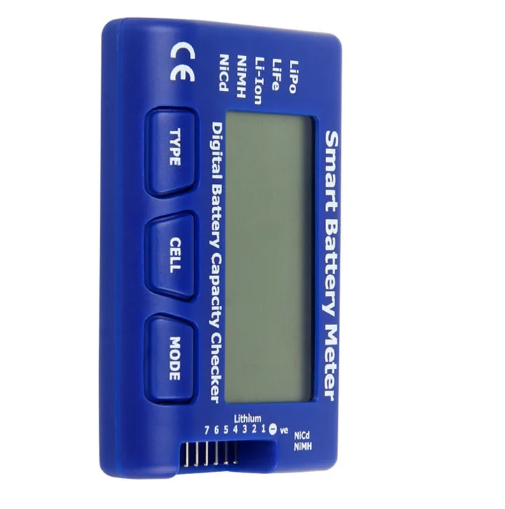 5 in 1 Smart Battery Meter LiPo/LiFe/Li ion/NiMH/Nicd battery Tester