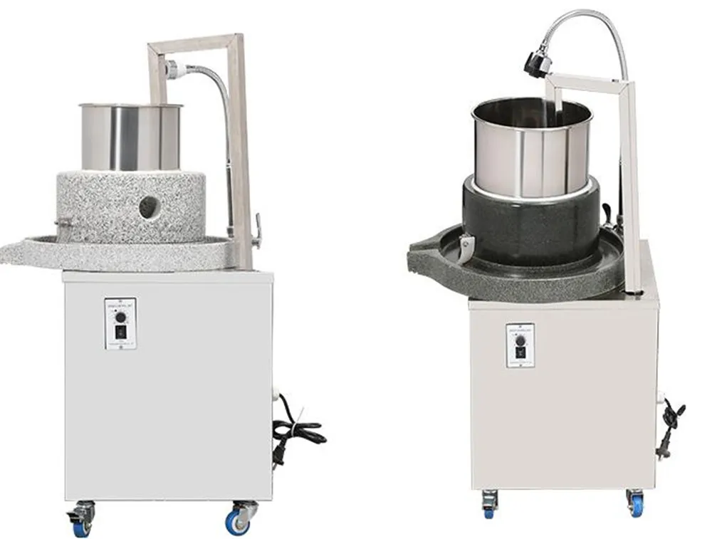 Electric stone grinder refiner commercial stone grinding machine tofu machine soymilk machine rice pulping machine