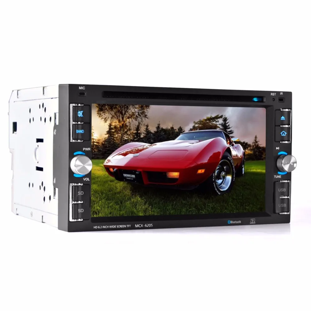Clearance car stereo Car MP5 Player 6.2 inch HD Touch Screen AM FM Radio Bluetooth USB Mirror Link function Auto Multimedia Player 4