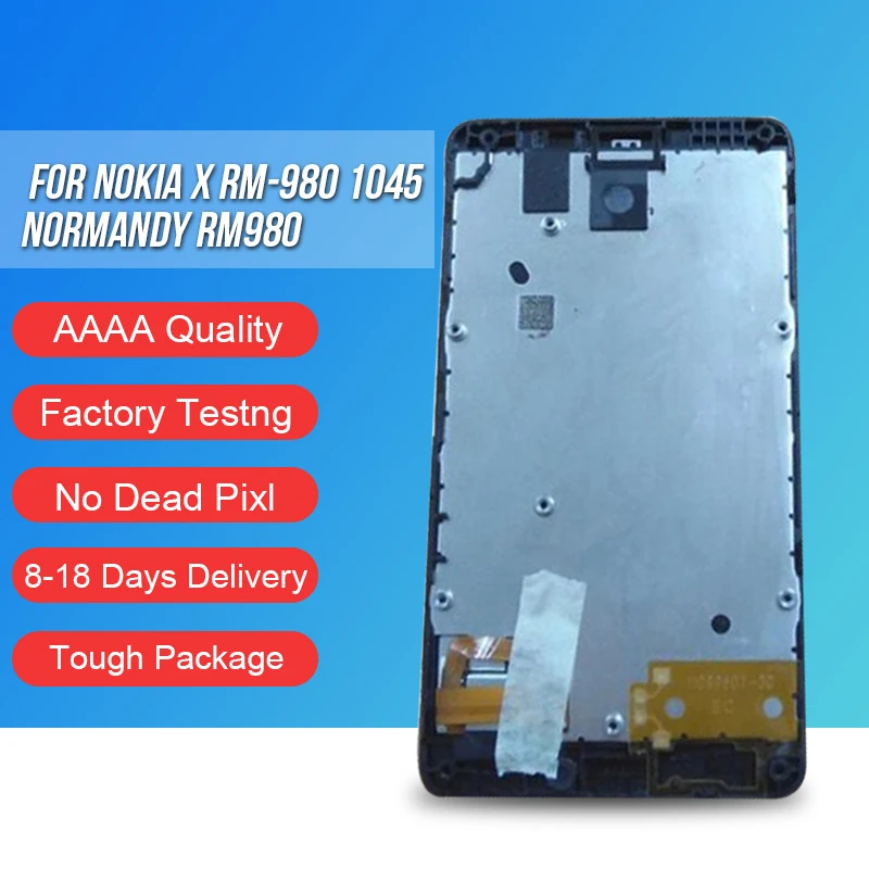 ACKOOLLA font b Mobile b font Phone LCDs For Nokia X RM 980 1045 Normandy RM980