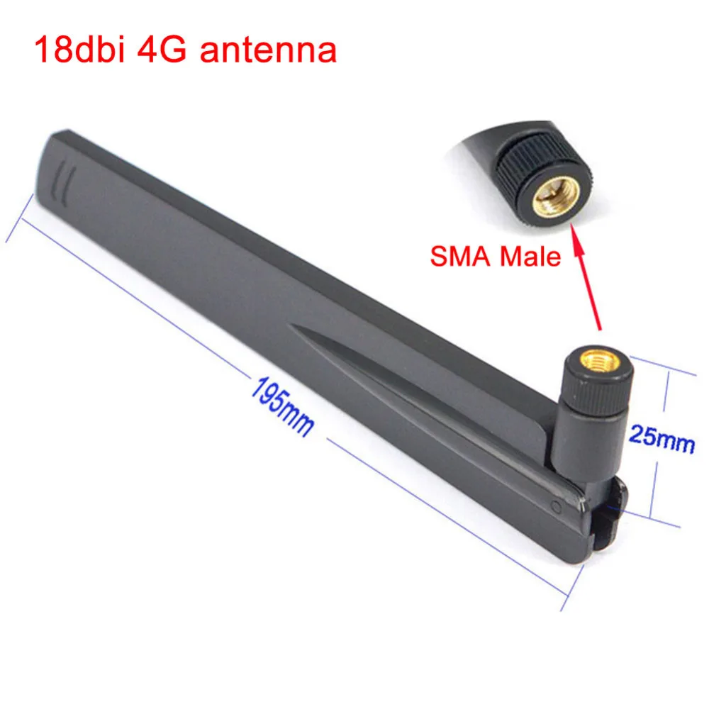 10 шт. 2 4 Ghz 18dbi беспроводная антенна WIFI SMA Мужской Усилитель Универсальные антенны