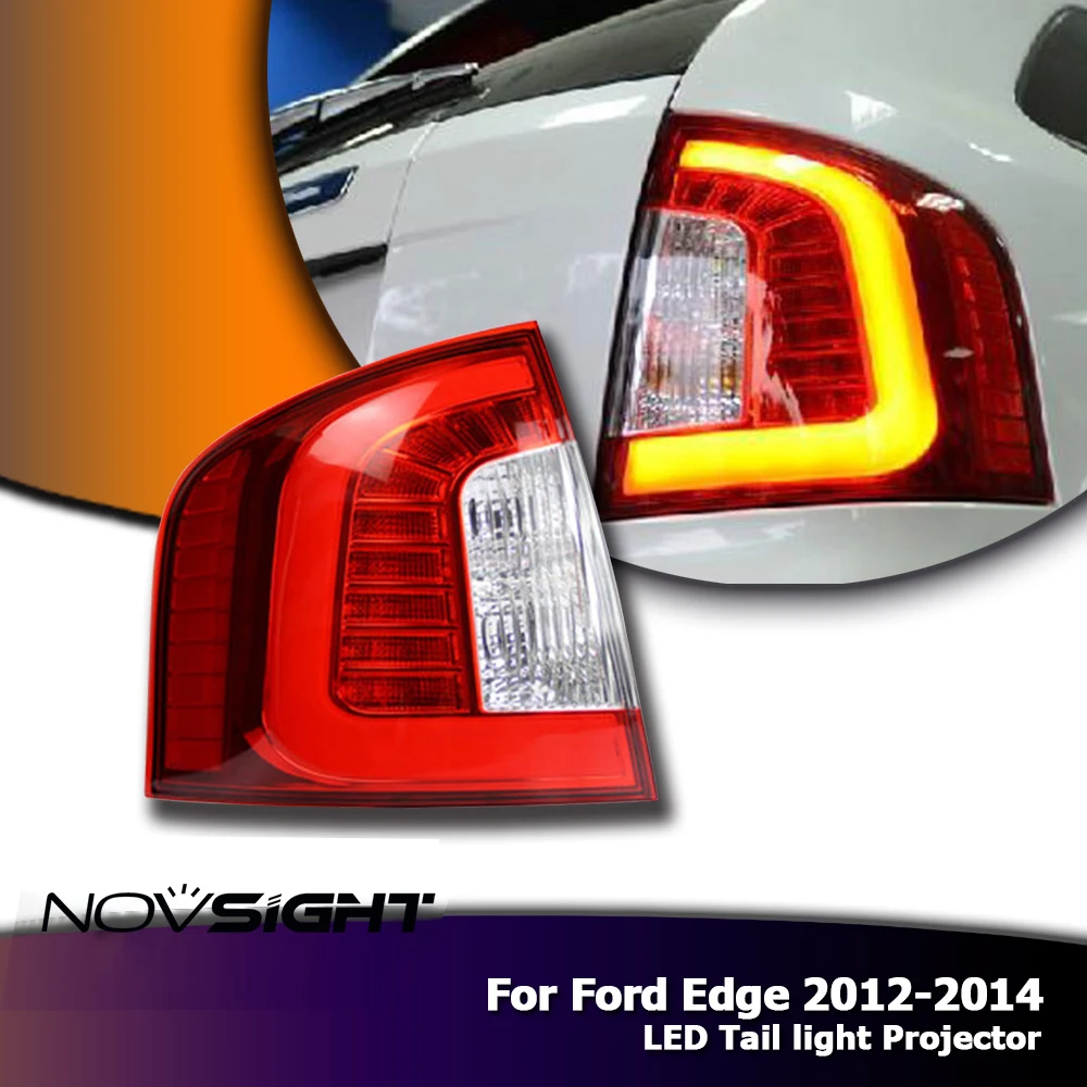 

NOVSIGHT 2PCS Car Styling Auto Car LED Headlights Projector DRL Fog Light For Ford Edge 2012-2014