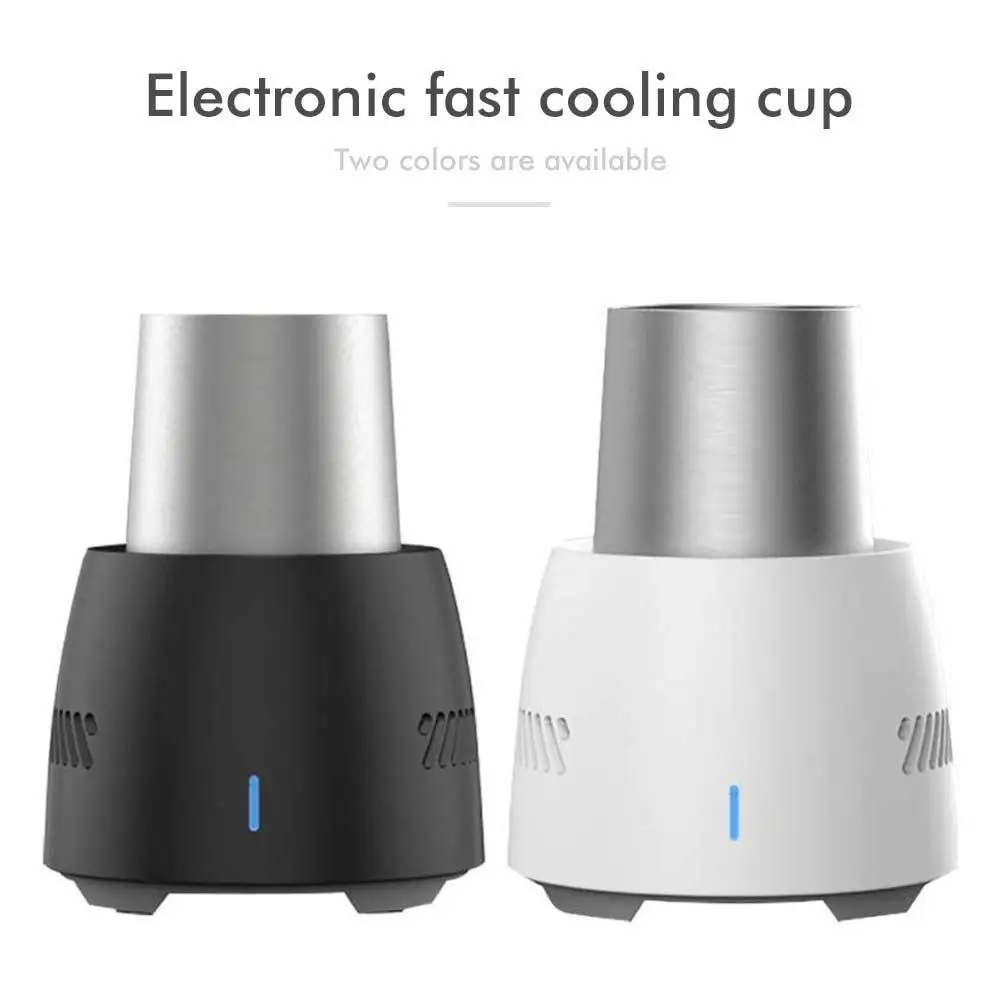 

Desktop Smart Mini Refrigerator Fridge Cup Instant Cooling Cup Fridge Cooler Fast Beverage Cooling Device for Wine Soda Drinks
