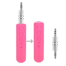 Разъем Bluetooth 4,1 приемник автомобильный AUX аудио адаптер портативный динамик наушники адаптеры с Hands Free для Android iOS 3,5 мм