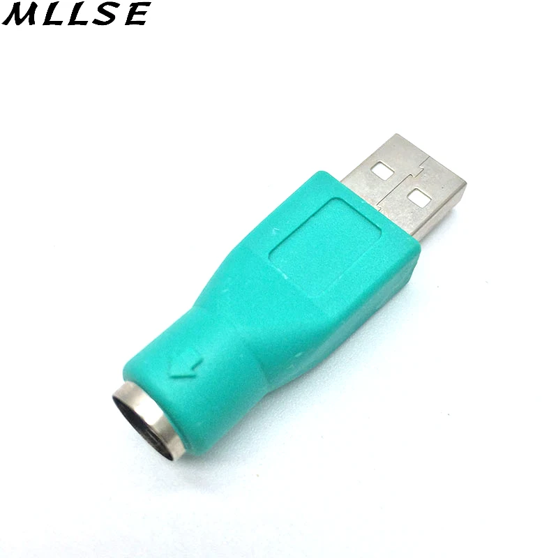 MLLSE 1 шт. USB штекер для PS2 конвертер адаптер Женский старого ПК Компьютерная