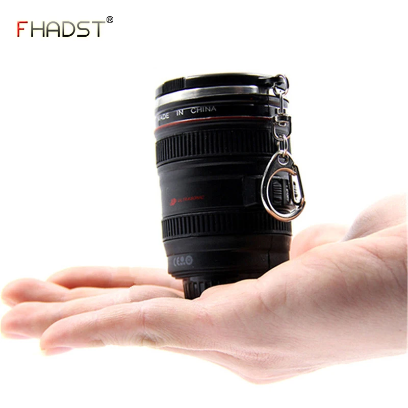 

60ML Mini Creative Camera Lens Mug Hip Flasks Stainless Steel Insulation Camera Lens Portable Pendant Portable High Quality Cup