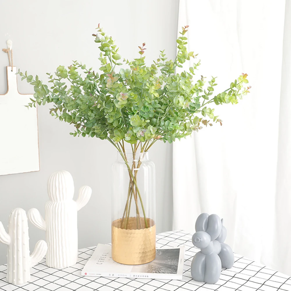 

Artificial Plant Simulation Eucalyptus Leaf Decoration Supplies