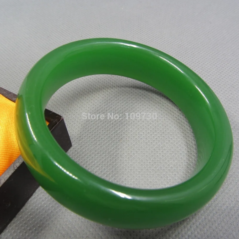 

00871 Large Green Chinese Natural A Jade Jadeite Bangle Bracelet