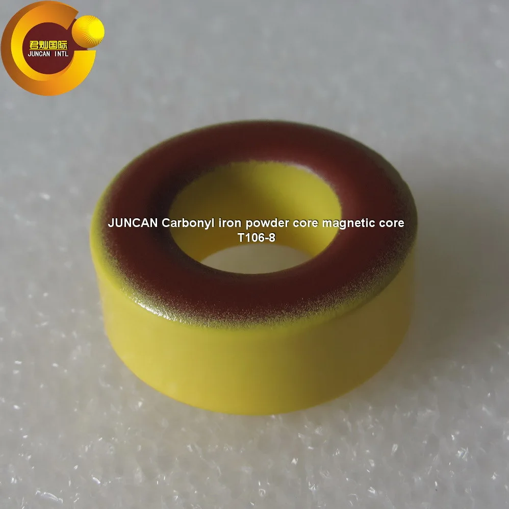 

T106-8 High frequency magnetic core of carbonyl iron powder core core low loss