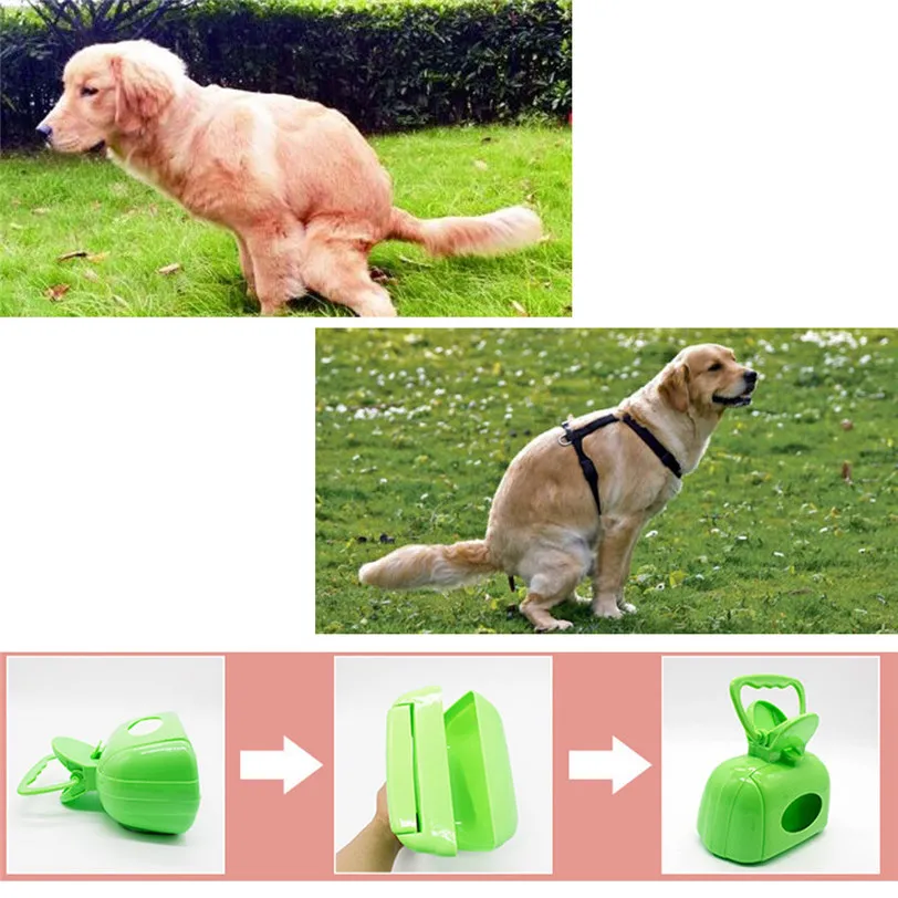 Handle Jaw Poop Scoop Clean Pooper Scooper Pick Up Pool Dog Cat Pet