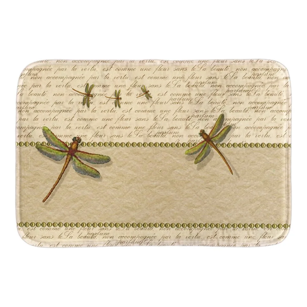 Lovely Dragonfly Home Decor Doormats Soft Lightness Indoor Outdoor