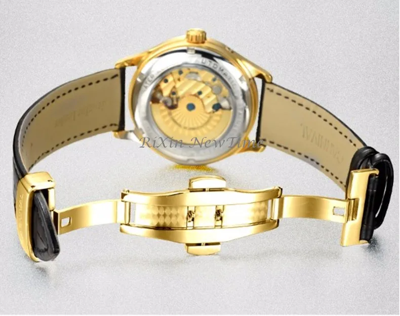 Карнавальный энергетический дисплей автоматические механические часы для мужчин люксовый бренд часы для мужчин часы военный ремень из натуральной кожи montre saat