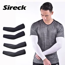 Sireck Велоспорт ледяной шелк дышащая УФ-защита рукава для бега Спортивный Баскетбол для спорта на открытом воздухе Туризм Ciclismo