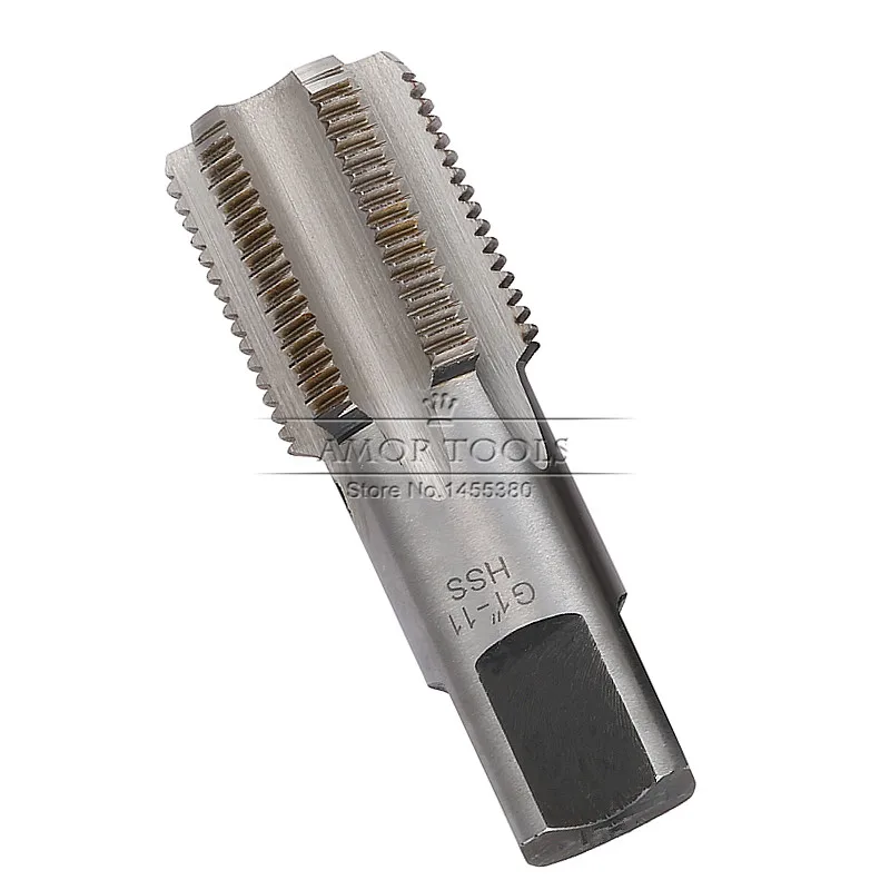 G1'' 11 Piping Thread Tap Pipe Taps HSS Inch For Wire Tapping Water