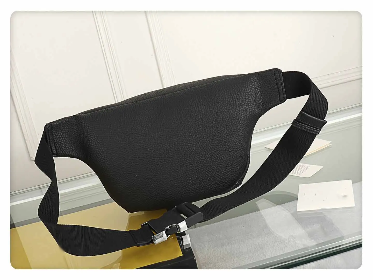 

Cool waist bag women men creativity chest bag backpack with litchi pattern simple and practical waistpack on sale 2019