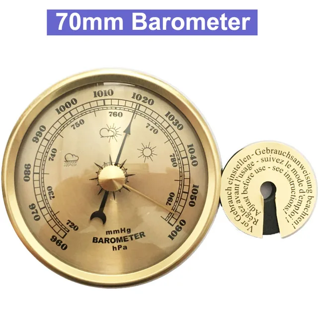 Buy 70mm Diameter Wall Hanging Barometer Outdoor