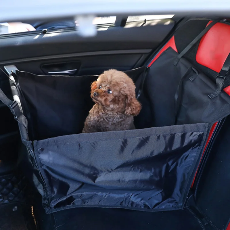 Дорожная сумка для переноски собак, чехол для сиденья автомобиля, складной гамак, кошки, переноска, водонепроницаемая корзина безопасности, органайзер, аксессуары, принадлежности
